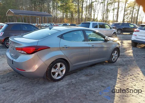 2016 Hyundai Elantra Value Edition из США, поврежденный, VIN KMHDH4AE2GU504463